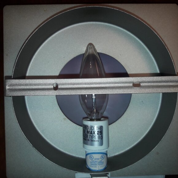 Rare Vintage IKEA Red Heart Wall Lamp Glass Metal Romance 90s Discontinued Light - Picture 7 of 10